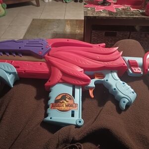Adventure Force Jurassic World Pyroraptor Dart Blaster Gun Nerf Darts Compatible